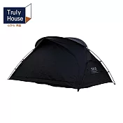 【Truly House】軍風黑化露營帳篷 袋鼠帳篷(三色任選) 黑色