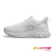 【LOTTO 義大利】男 寬楦 SP800  輕量極避震跑鞋- 25.5cm 白