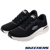 SKECHERS ARCH FIT 2.0 男休閒鞋-232700BKW US8 黑色