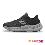 【LOTTO 義大利】男 易瞬穿EZ wear健走鞋- 25.5cm 灰