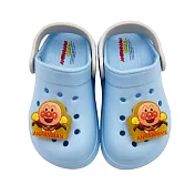 台灣製麵包超人電燈洞洞鞋 (D137) 洞洞鞋 ANPANMAN MIT童鞋 電燈鞋 中童鞋 涼鞋 沙灘鞋 小童鞋 防滑童鞋 アンパンマン 防水童鞋 男童鞋 女童鞋 12.5 水藍色麵包超人