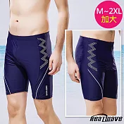 Heatwave熱浪 加大泳褲 七分馬褲型藍(M-2XL)328 深藍-M