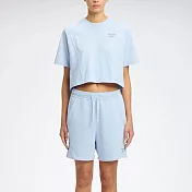 Reebok Icon Elements Tee [100221442] 女 T恤 運動上衣 休閒短袖 舒適 藍