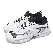 Mizuno 羽球鞋 Wave Claw Neo 3 寬楦 男女鞋 白 黑 回彈 室內運動 運動鞋 美津濃 71GA2473-20 23.5cm WHITE/BLACK