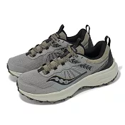 Saucony 越野跑鞋 Excursion TR17 男鞋 灰 黑 緩衝 戶外 運動鞋 S20958102 25cm CINDER/BARK