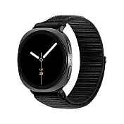 DUX DUCIS SAMSUNG 三星 Watch 8 YE 尼龍編織錶帶 手錶帶 回環錶帶 長度自由調整 -黑色