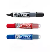 【PILOT 百樂】可換卡水白板筆-中字 2.3mm 40支/件 WMBM-12L(紅、黑、藍) 藍