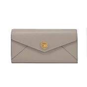 Chloe 粒面羊皮翻蓋信封長夾 灰色