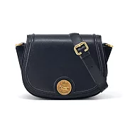 Chloe Horse Medal 牛皮馬鞍斜背包 黑色