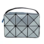 ISSEY MIYAKE 三宅一生 BAOBAO 2X3金屬光斜背包-(多色選) 淺藍色