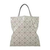 ISSEY MIYAKE 三宅一生BAOBAO  LUCENT6x6透光亮面手提包(多色選) 沙米色