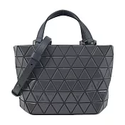 ISSEY MIYAKE 三宅一生BAOBAO CRYSTAL GLOSS手提斜背兩用包(多色選) 木炭色