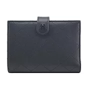 CHANEL 經典黑色雙C Passport 菱格紋牛皮護照夾(黑色)