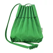 ISSEY MIYAKE 三宅一生 ME TRUNK PLEATS BAG 12素面摺疊樹幹斜背包(多色選) 迷你/綠