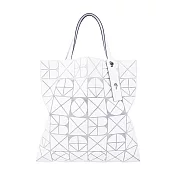 ISSEY MIYAKE 三宅一生BAOBAO  FONT6x6霧面字體手提包- 霧面白