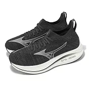 Mizuno 慢跑鞋 Neo Zen 男鞋 黑 白 緩衝 路跑 運動鞋 美津濃 J1GC2586-54 25cm BLACK/WHITE