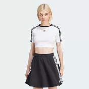 ADIDAS 3 S BABY TEE 短版 女短袖上衣-IP0662 XS 白色