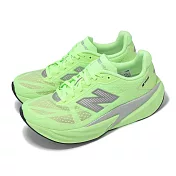 New Balance NB 競速跑鞋 FuelCell Rebel V5 D 寬楦 女鞋 薄荷閃光 實驗室綠 支撐 反光 運動鞋 WFCXLZ5-D 23cm GREEN/SILVER