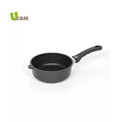 【瑞康屋UCOM】德國黑魔法平底鍋單柄無蓋20cm