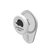 solide 索力得 PIGGE POP 北歐小刺蝟正版授權磁吸氣囊支架 白色