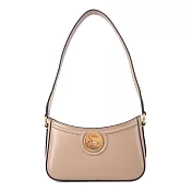 CHLOE Horse Medal 粒面皮革肩背包(任選) 淺褐