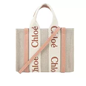 Chloe Woody tote bag 新款帆布兩用托特包(小號) 木澄