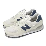 New Balance 休閒鞋 576 男鞋 灰 藍 英製 麂皮 緩震 NB 紐巴倫 OU576LWG-D 28.5cm GREY/MOOD INDIGO
