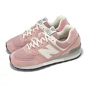 New Balance 休閒鞋 576 男鞋 女鞋 粉紅 白 英製 麂皮 緩震 NB 紐巴倫 OU576PNK-D 23.5cm PINK/WHITE