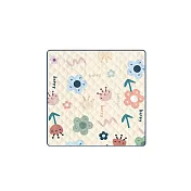 【野一夏】可機洗防水折疊野餐墊200x200cm 大尺寸地墊 加厚防潮墊 戶外露營 親子 防濕墊 -繽紛花園