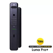 Yale 耶魯 Luna Pro+ 人臉辨識推拉智能電子鎖(附基本安裝) 星空灰