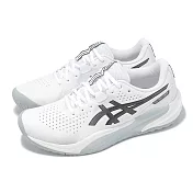 Asics 網球鞋 GEL-Challenger 15 男鞋 白 黑 穩定 運動鞋 亞瑟士 1041A510101 25cm WHITE/GUNMETAL