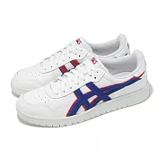 Asics 休閒鞋 Japan S 男鞋 女鞋 白 藍 紅 低筒 復古 亞瑟士 1201A381102 23.5cm WHITE/MONACO BLUE
