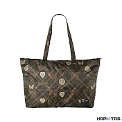 【HAPI+TAS】日本原廠授權 摺疊托特包- LACE咖啡色