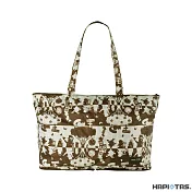 【HAPI+TAS】日本原廠授權 摺疊托特包- 愛麗絲派對綠