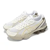 Asics 休閒鞋 GEL-Kinetic Fluent 男鞋 米 白 復古跑鞋 亞瑟膠 亞瑟士 1203A591102 26cm WHITE/MARZIPAN