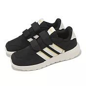 adidas 慢跑鞋 Run 60S CF C 中童 小朋友 黑 米 魔鬼氈 運動鞋 愛迪達 IE6436 19.5cm BLACK/BEIGE