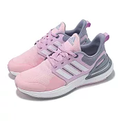 adidas 慢跑鞋 RapidaSport K 中童 小朋友 粉紅 白 緩震 運動鞋 愛迪達 IF8554 16.5cm PINK/WHITE