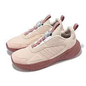 adidas 慢跑鞋 Ozelle BOA K 中大童 粉紅 旋鈕 運動鞋 愛迪達 IH2493 20cm PINK/WHITE