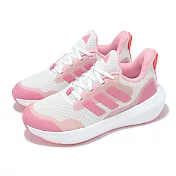adidas 慢跑鞋 FortaRun 3.0 J 大童 女鞋 粉紅 白 緩震 運動鞋 愛迪達 IH2840 23cm PINK/WHITE