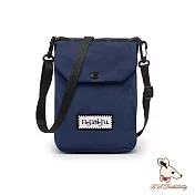 B.S.D.S冰山袋鼠 - 悠活詩集 - 格紋百變收納斜背小包【D-1395B】 寶藍色