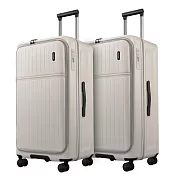 cctogo ∣ 30吋+30吋立可開煞車旅箱 多色選 30吋 月光米+30吋月光米