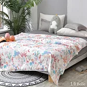 義大利La Belle《星願動物園》海島針織防蟎抗菌涼被5*6尺