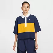 NIKE AS W NSW STREET SS POLO TOP 女短袖POLO衫-IB2154410 L 藍色