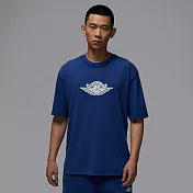 NIKE AS M J RARE AIR WSH 85 SS CREW 男短袖上衣-IB3131485 M 藍色