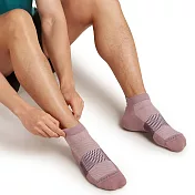 【紐西蘭Icebreaker】男 薄毛圈多功能運動踝襪 S 深粉/酒紅