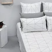 【麗塔寢飾】60支紗精梳棉 雙人特大床包 旅人