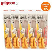 《Pigeon 貝親》海綿奶瓶刷(可旋轉)x5支