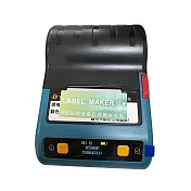 【德佟DETONGER】DT360P(300DPI) 熱轉印標籤機 藍芽標籤機 貼紙機 送硬殼包 送40*30mm啞銀貼紙 藍色