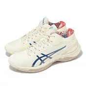 Asics 籃球鞋 GELBURST 28 男鞋 米白 藍 輕量 回彈 緩衝 運動鞋 亞瑟士 1063A099751 26cm IVORY/DEEP SEA TEAL