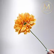 【Floral M】夏日繽紛小太陽非洲菊熱情黃仿真花花材（3入組）